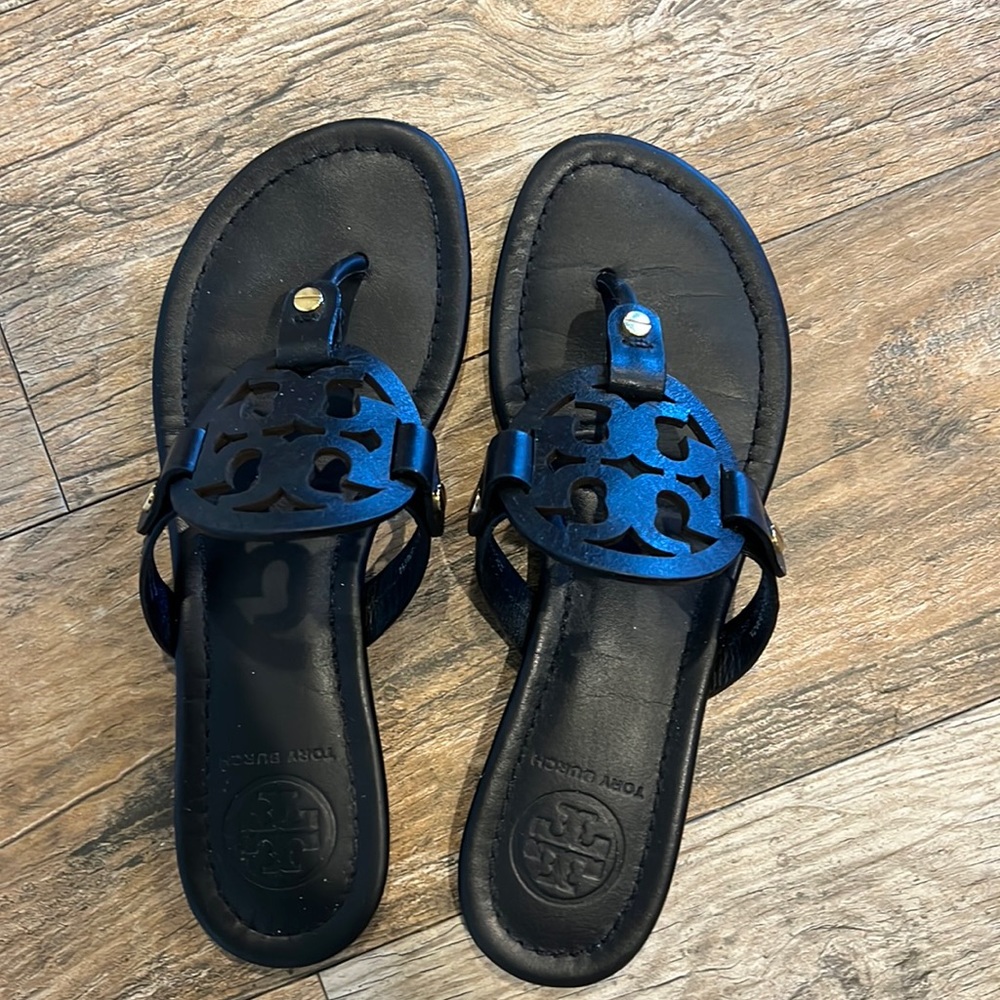 Tory Burch miller sandals size 6 black